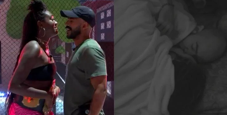 Sarah e Alface movimentam o edredom após festa do líder do BBB 23; vídeo