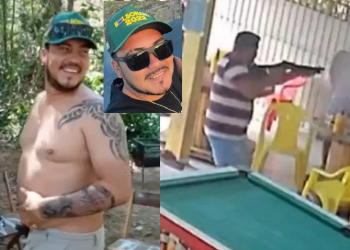 Vídeo: Após comparsa ser morto, autor de chacina em bar de sinuca se entrega à polícia