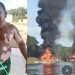 Embarcação explode e três ficam gravemente feridos
