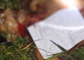 “Morreu pq foi Jack”, diz bilhete ao lado de corpo degolado