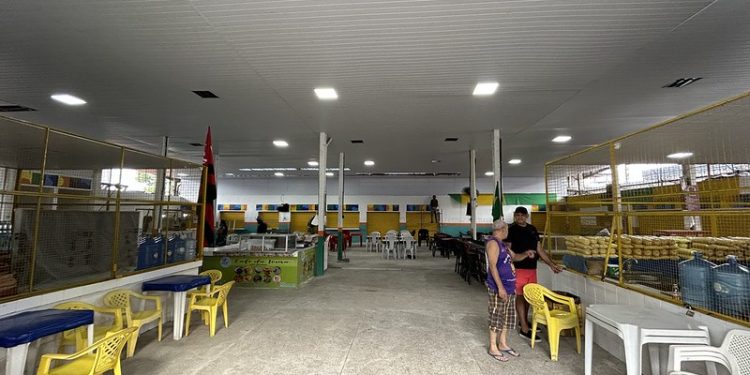 Reforma na feira do Japiim segue intensificada pela Prefeitura de Manaus