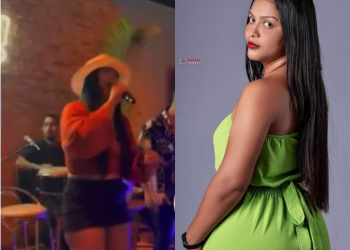 Iris solta a voz e canta músicas de amante com Daniel Trindade