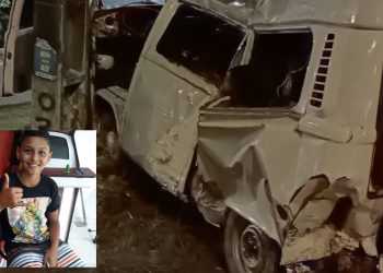 Motorista em alta velocidade atinge Kombi com família e crianças ficam feridas