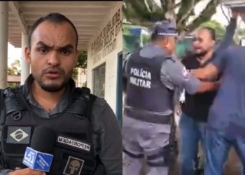 Vídeo: Repórter é preso durante live e delegada arbitra fiança em R$ 13 mil