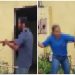 Assista: Mãe espanca homem com barra de metal por ele assediar a filha dela