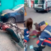 Vídeo: Acidente entre carro e moto deixa motociclista em estado gravíssimo