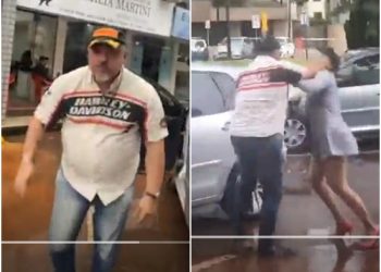Vídeo: Advogado é preso por dar socos e derrubar advogada em discussão sobre cachorro