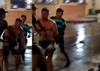 Vídeos mostram homem que foi morto em Manaus correndo e apanhando de criminosos