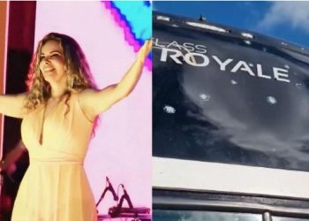Ônibus de Marcia Freire é alvo de atentado e atingido por 21 tiros
