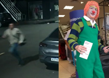 Vídeo mostra vendedor ambulante correndo após matar ‘Palhaço Creme de Leite’ em Manaus