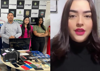 Vídeo: ‘Só servia água e café’, diz jovem presa com quadrilha do ‘Golpe da Imobiliária em Manaus