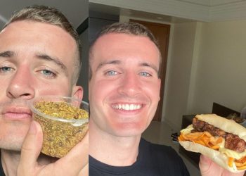 Após declarar amor ao x-caboquinho, australiano é acusado de talaricagem por assumir paixão por paçoca com carne