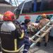 Vídeo: bombeiros confirmam sete feridos após choque entre ônibus da Eucatur e caminhão na barreira