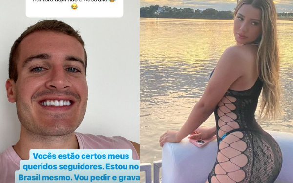 Tá explicado! Gringo revela que se apaixonou por nortista e que vão morar juntos; saiba quem é