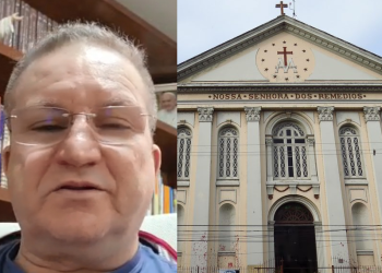 Pároco da Igreja dos Remédios diz que número alto de assaltos fez segurança armada ser contratada