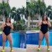 Traída do ‘barraco na Bemol’ faz ‘publi’ da Sheila Cintas usando apenas maiô e alfineta: ‘Ex vacilão’