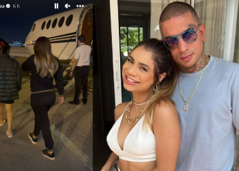 Lexa chega ao RJ após expulsão do marido Guimê e Cara de Sapato no BBB 23