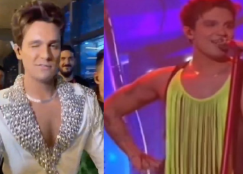 Luan Santana vira alvo de piadas após looks extravagantes: ‘Esse ano ele assume’