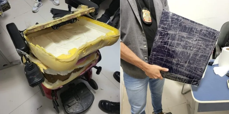 Mexicano é preso com 15 kg de cocaína dentro de cadeira de rodas no interior do AM