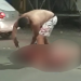 Cenas fortes: Vídeo mostra homem matando a facadas flanelinha no Centro de Manaus; veja