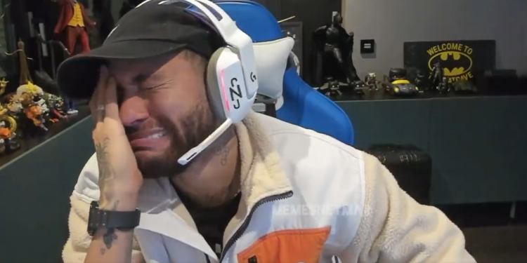 Vídeo: Após ter perfil hackeado, Neymar ‘chora’ ao perder mais de R$ 5 milhões em jogo