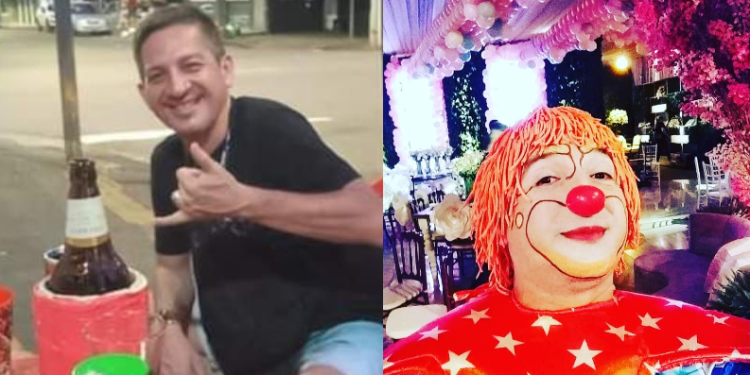Vídeo: ‘Palhaço Creme de Leite’, irmão do ‘Palhaço Goiabada’, é morto a facadas em bar no Alvorada