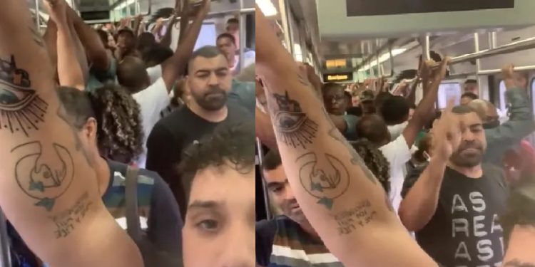 Vídeo: Jovem canta ponto de Exu durante ‘culto’ evangélico em vagão e polemiza: ‘Desrespeito’
