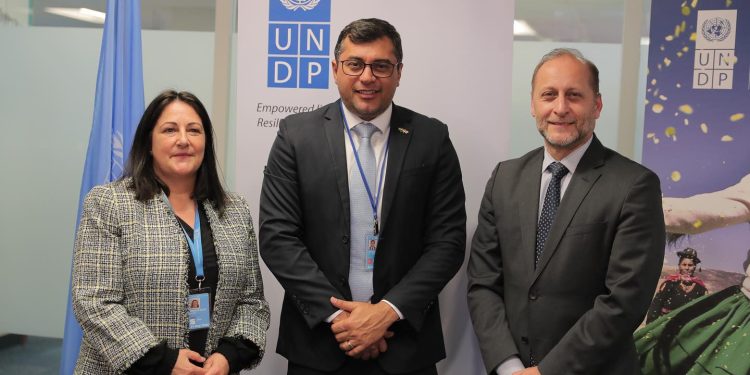 Wilson Lima mostra na ONU como o Amazonas preserva e leva água à população