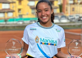 Atleta do programa ‘Manaus Olímpica’ é campeã internacional de tênis no Equador