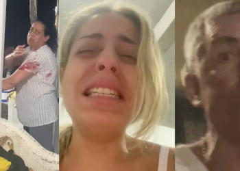 Tiktoker posta vídeos do pai tentado matar ela e a mãe com facão e espeto de churrascos