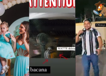 Festa de aniversário de filha de Caila Carim é invadida e bandido rouba assessor da blogueira