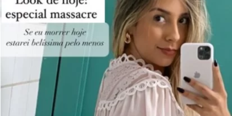 PC indicia professora que publicou foto com “look para massacre” em escola