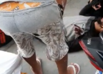 Tentando fugir de assalto, motociclista app leva tiros de bandidos