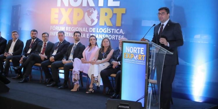 Wilson Lima ressalta importância de interligar Amazonas ao restante do país, durante abertura da Norte Export