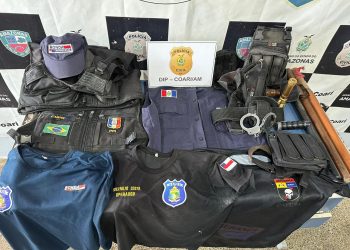 Funcionário público de Coari que se passava por PM e se exibia nas redes sociais é preso