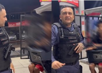 Ladrão diz a policial em Manaus que não adianta prender: ‘ele sabe que amanhã ele vai tá solto’