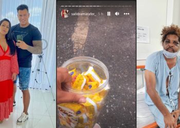 Sandra Mara vende paçocas na rua um após caso com mendigo