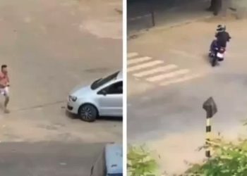 Após ameaçar ex-mulher no trabalho, pai persegue e atira contra ex-genro