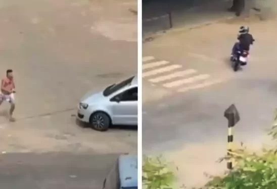 Após ameaçar ex-mulher no trabalho, pai persegue e atira contra ex-genro