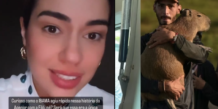 Vivian Amorim detona quem denunciou Agenor e a capivara: ‘Pessoa ruim! Vai voltar, tá?’