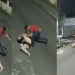 Homem dá rasteira, chutes e socos em mulher no Parque 10 e câmeras filmam tudo; vídeo