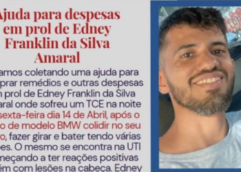 Família de motorista de app atingido por militar em acidente no Centro pede ajuda: ‘Várias lesões na cabeça’