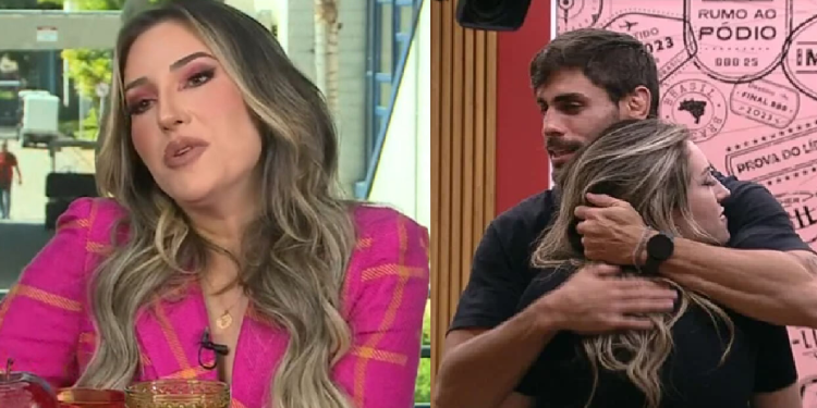Após dizer que é ‘amizade’ relação com Sapato, Amanda muda discurso com Ana Maria: ‘É amor mesmo’