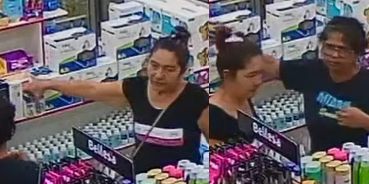 Amigas são filmadas furtando cosméticos em drogaria da ZL
