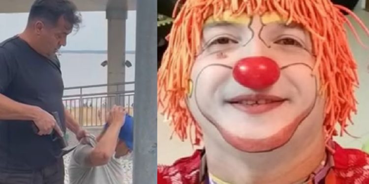 Vídeo: polícia prende suspeito de matar palhaço Creme de Leite em Manaus