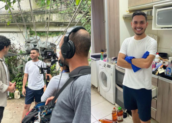 Vídeo: Faxineiro de Manaus que limpa casas de pessoas acumuladoras grava com o Fantástico