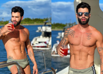 Fotos de Gusttavo Lima são divulgadas em site pornô como garoto de programa