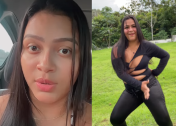 Iris Lins, a ‘Talarica da Bemol’, diz que não vai deixar de dançar por causa de um ‘culotezinho’