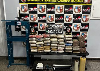 Cheiro forte de maconha faz vizinhos acionarem a Rocam e 51 tabletes são encontrados em Manaus