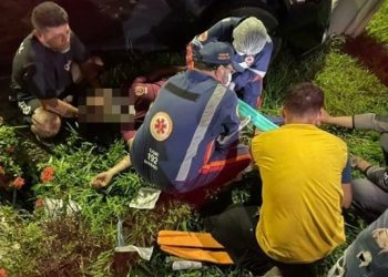 Com medo de ser assaltada, mulher atropela motociclista na Zona Centro-Sul de Manaus